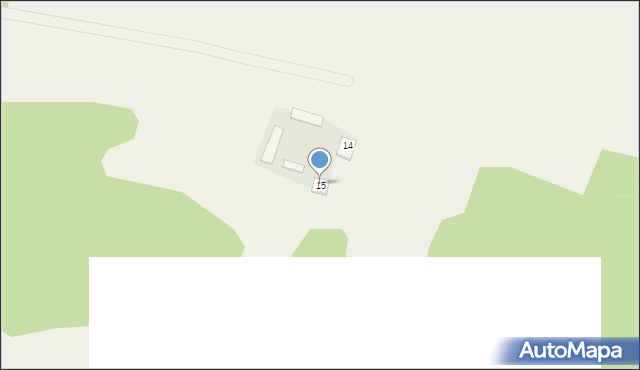 Brody Młockie, Brody Młockie, 15, mapa Brody Młockie