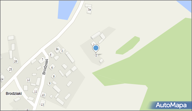 Brodziaki, Brodziaki, 2, mapa Brodziaki