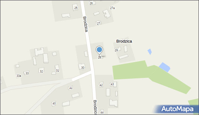 Brodzica, Brodzica, 28, mapa Brodzica