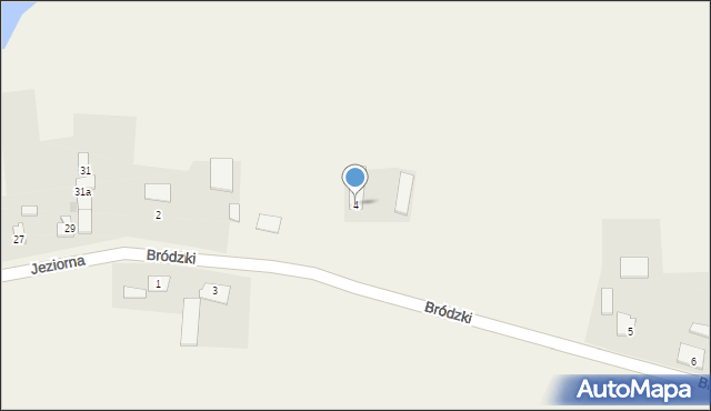 Bródzki, Bródzki, 4, mapa Bródzki