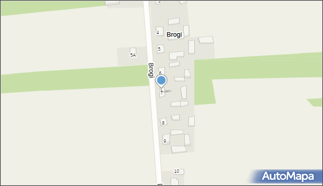 Brogi, Brogi, 7, mapa Brogi