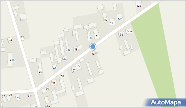 Brogowa, Brogowa, 54, mapa Brogowa