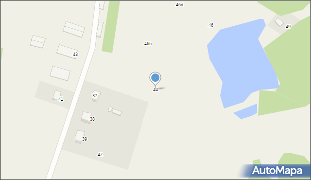 Brojce, Brzozowa, 44, mapa Brojce