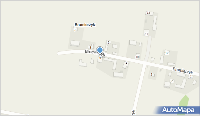Bromierzyk, Bromierzyk, 5, mapa Bromierzyk