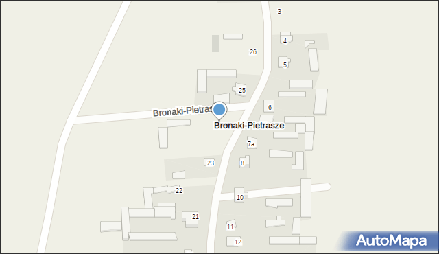 Bronaki-Pietrasze, Bronaki-Pietrasze, 24, mapa Bronaki-Pietrasze