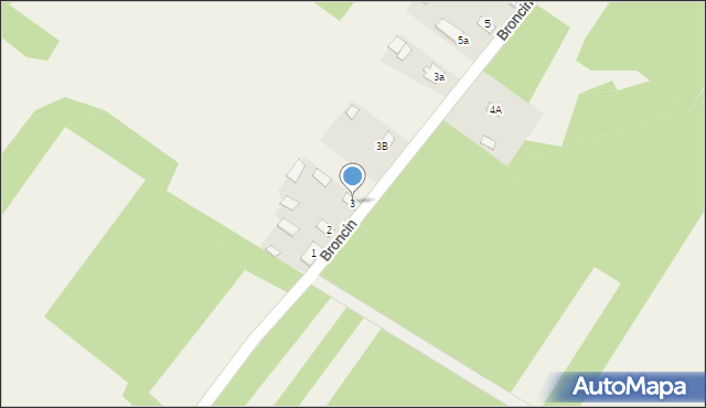 Broncin, Broncin, 3, mapa Broncin
