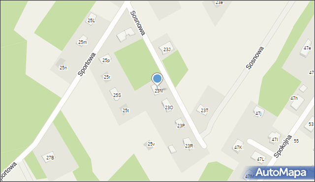 Brończany, Brończany, 23N, mapa Brończany