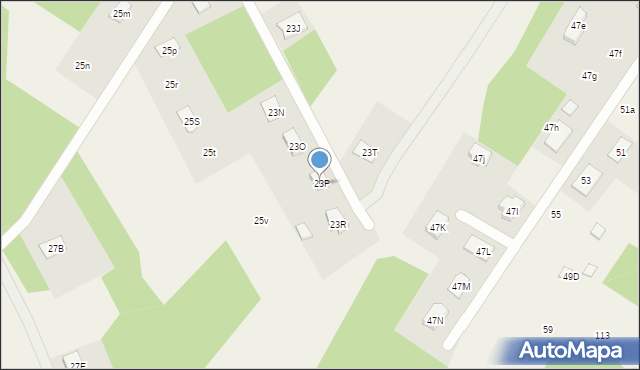 Brończany, Brończany, 23P, mapa Brończany