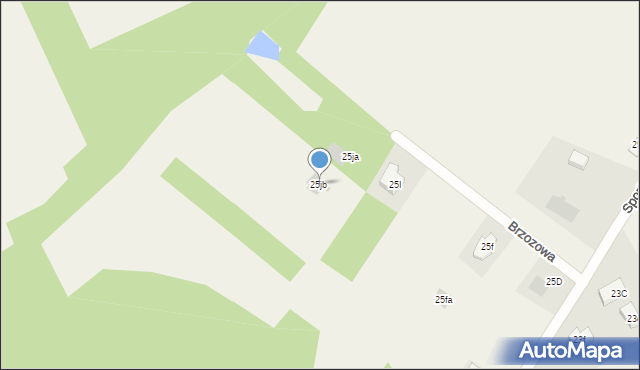 Brończany, Brończany, 25jb, mapa Brończany