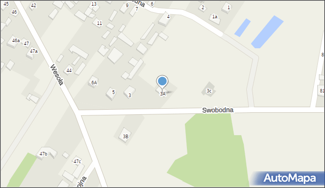 Brończany, Brończany, 3A, mapa Brończany