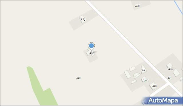 Brończany, Brończany, 43c, mapa Brończany