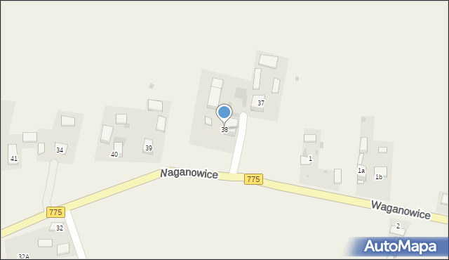 Brończyce, Brończyce, 38, mapa Brończyce