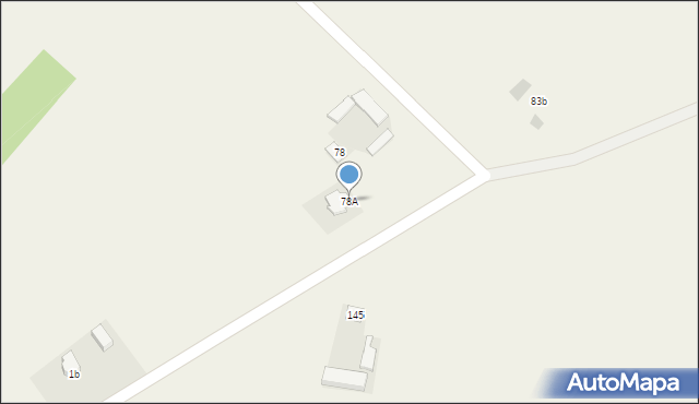 Bronice, Bronice, 78A, mapa Bronice