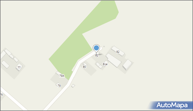 Bronice, Bronice, 81, mapa Bronice