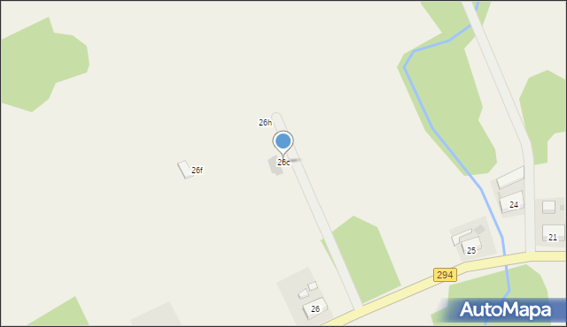 Bronice, Bronice, 26c, mapa Bronice