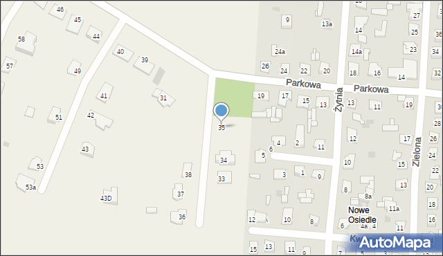 Broniewek, Broniewek, 35, mapa Broniewek