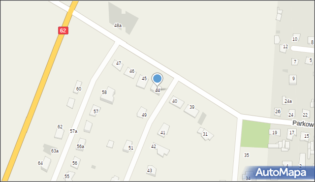 Broniewek, Broniewek, 44, mapa Broniewek