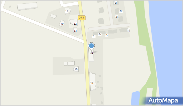 Broniewice, Broniewice, 14, mapa Broniewice
