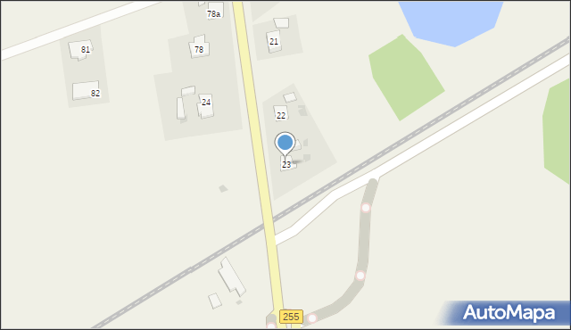 Broniewice, Broniewice, 23, mapa Broniewice