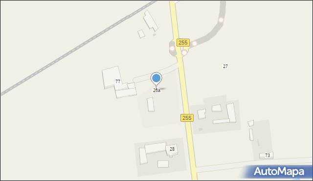 Broniewice, Broniewice, 26a, mapa Broniewice