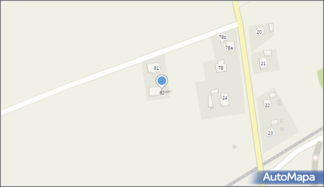 Broniewice, Broniewice, 82, mapa Broniewice