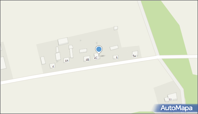 Broniewo, Broniewo, 4D, mapa Broniewo