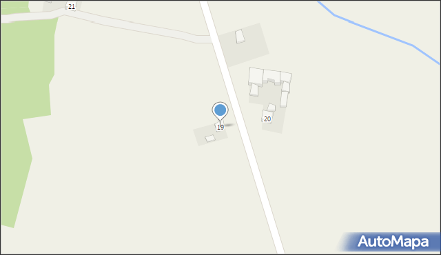 Broników, Broników, 19, mapa Broników