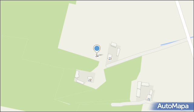 Broników, Broników, 24, mapa Broników