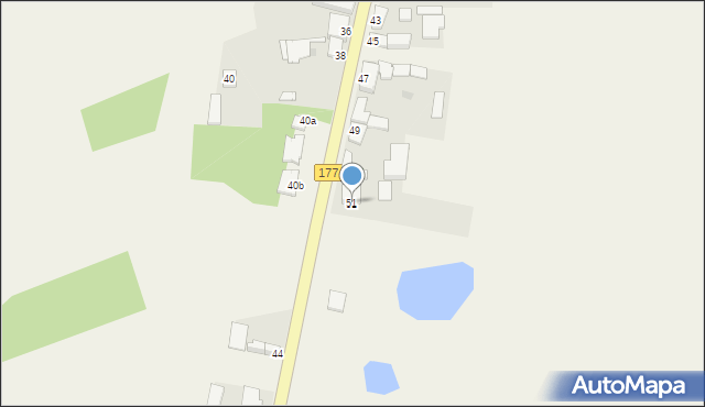 Bronikowo, Bronikowo, 51, mapa Bronikowo