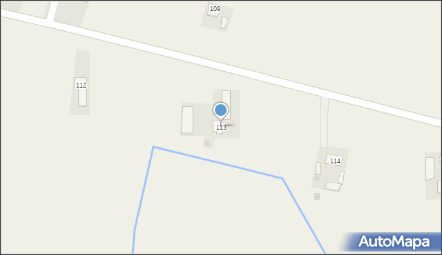 Bronisław, Bronisław, 113, mapa Bronisław