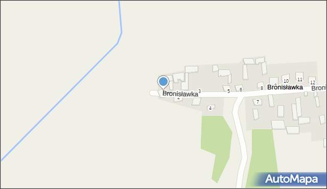 Bronisławka, Bronisławka, 1, mapa Bronisławka