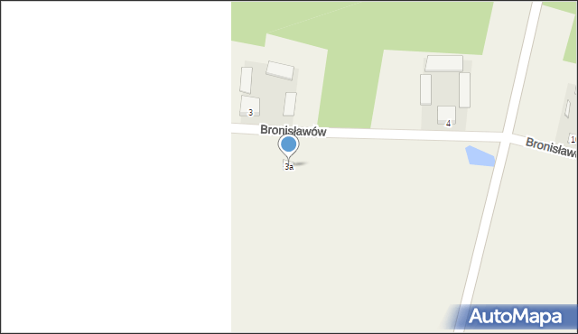Bronisławów, Bronisławów, 3a, mapa Bronisławów