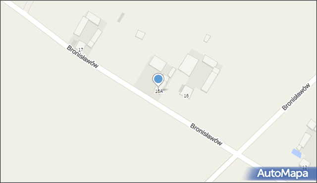 Bronisławów, Bronisławów, 16A, mapa Bronisławów
