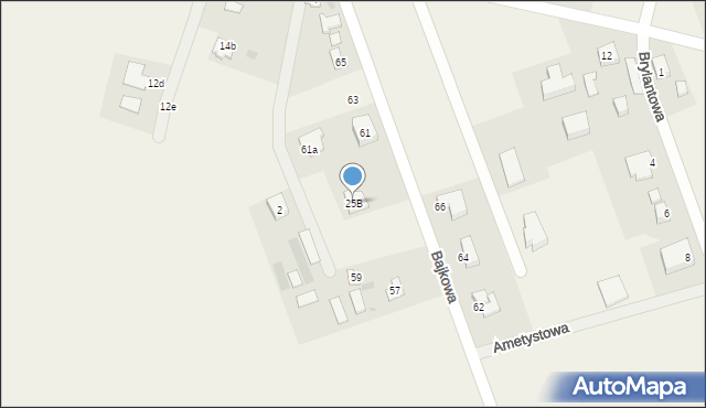 Bronisławów, Bronisławów, 25B, mapa Bronisławów