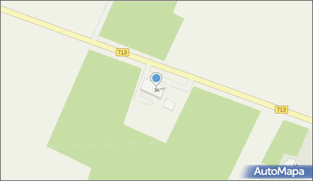 Bronisławów, Bronisławów, 3A, mapa Bronisławów