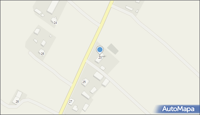 Bronisławowo, Bronisławowo, 23, mapa Bronisławowo