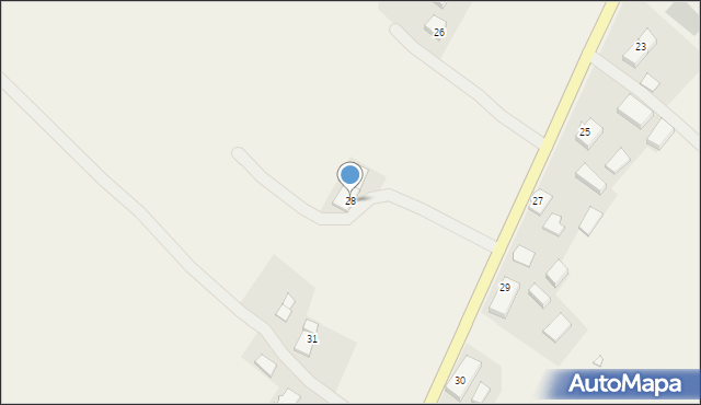 Bronisławowo, Bronisławowo, 28, mapa Bronisławowo