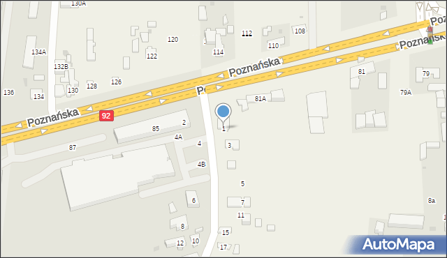 Bronisze, Bronisze, 1, mapa Bronisze