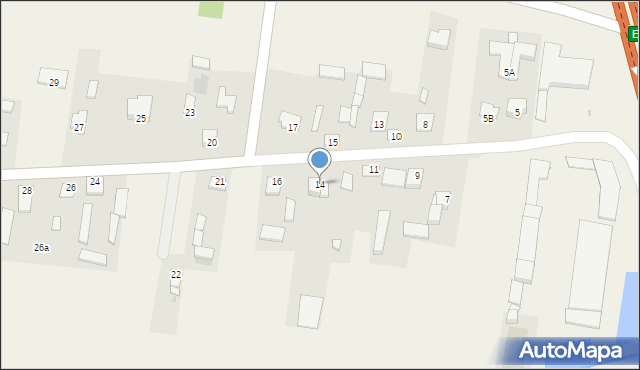 Broniszew, Broniszew, 14, mapa Broniszew