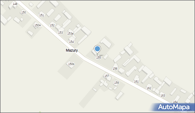 Broniszewice, Broniszewice, 155a, mapa Broniszewice