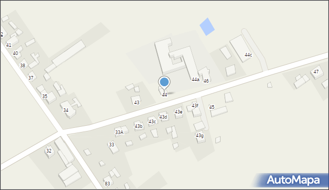 Broniszewice, Broniszewice, 44, mapa Broniszewice