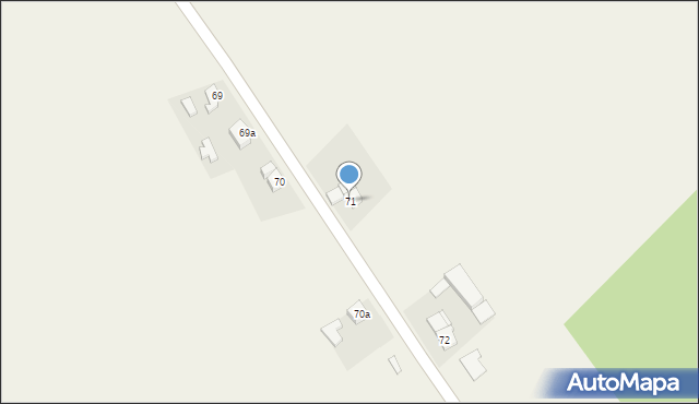 Broniszewice, Broniszewice, 71, mapa Broniszewice