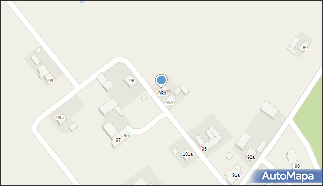 Broniszewice, Broniszewice, 98a, mapa Broniszewice