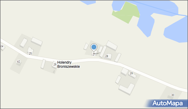 Broniszewo, Broniszewo, 27, mapa Broniszewo