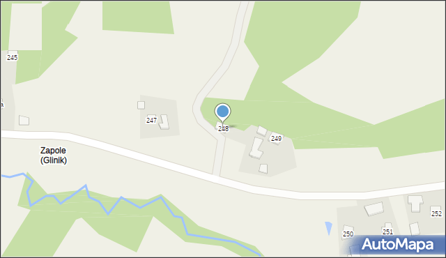 Broniszów, Broniszów, 248, mapa Broniszów