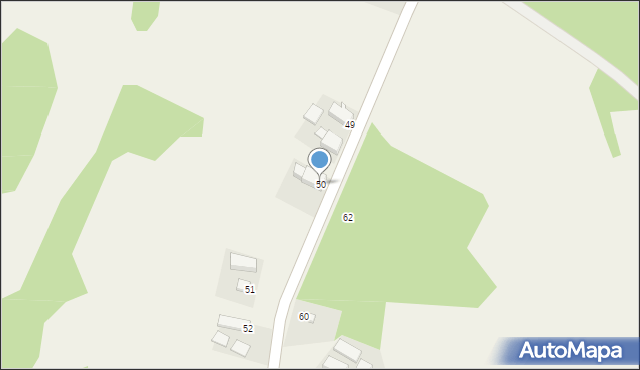 Broniszów, Broniszów, 50, mapa Broniszów