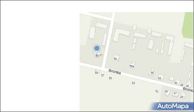 Bronka, Bronka, 60, mapa Bronka