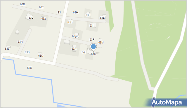 Bronków, Bronków, 63C, mapa Bronków