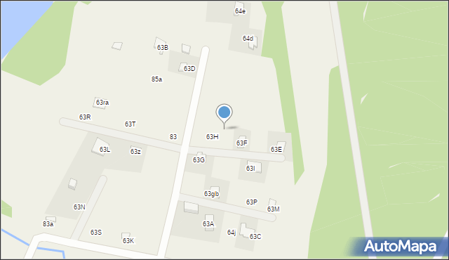 Bronków, Bronków, 64s, mapa Bronków