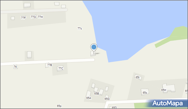 Bronków, Bronków, 77ca, mapa Bronków